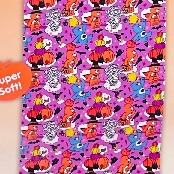 Care Bears Halloween Throw Blanket - Picture 2 of 4